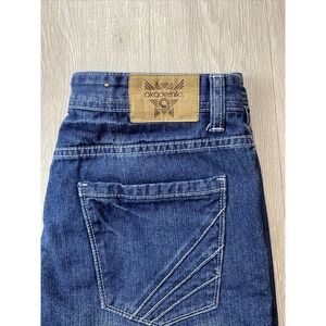 Akademiks Jeans Men's Size 32 Medium Wash Distressed Math Y2K VTG 00's Denim